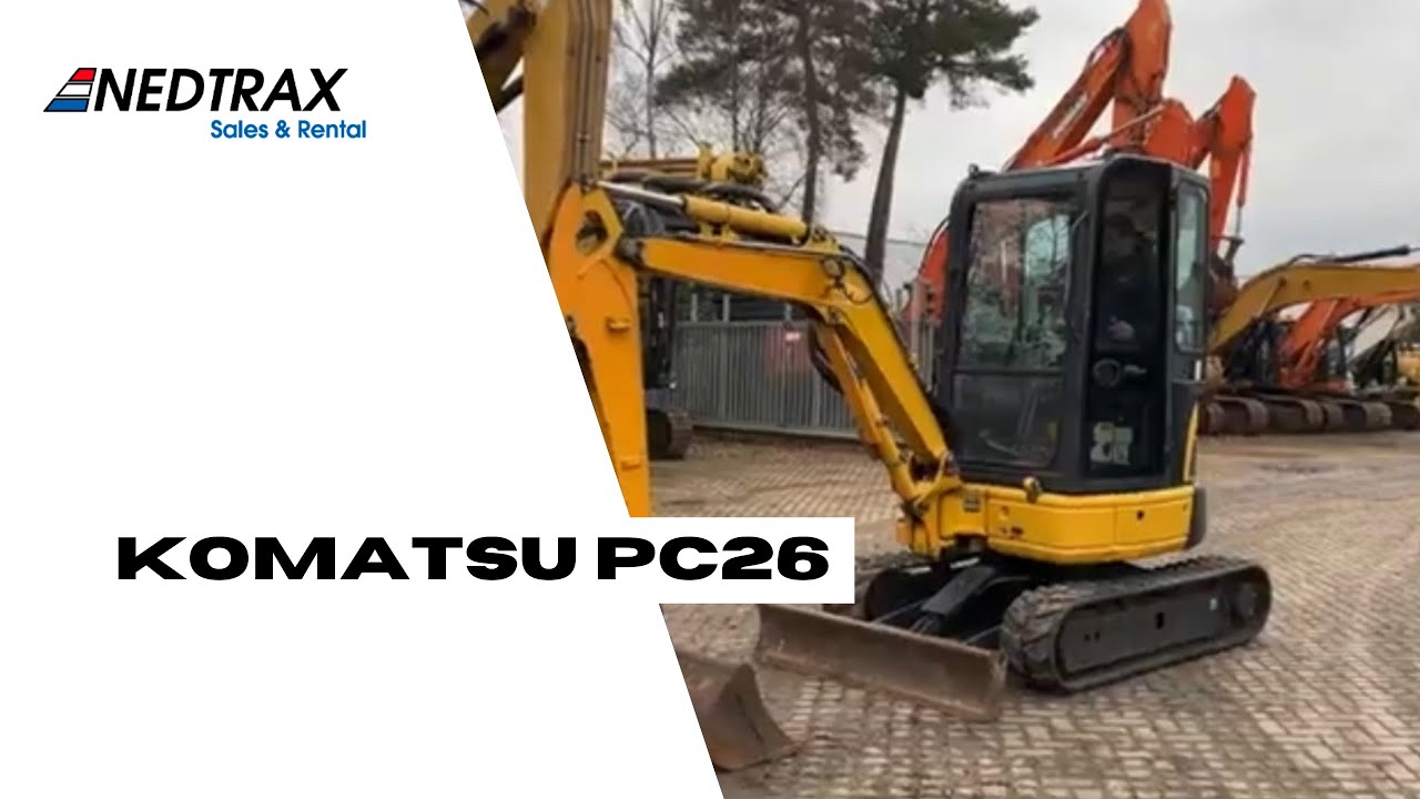 Komatsu pc26 - YouTube