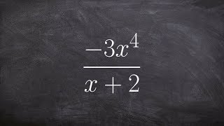 Learn how to divide two polynomials using synthetic division