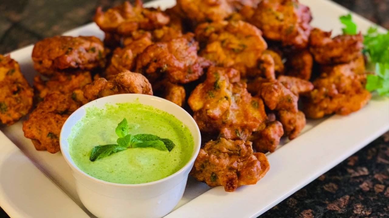 Pomegranate aloo pakora