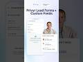Instantly create lead forms directly in Privyr — now with more custom fields! ⭐️