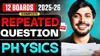 Physics LEAKED QUESTIONS!😱 Score 70/70 in Physics Class 12 CBSE Boards 2025-26🔥 Free PDF⚠️