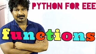 python for eee #42 || Functions introduction || python by seenu sir || Quiz ||