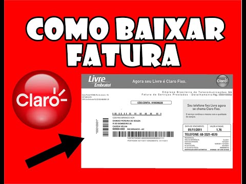 Como puxar ( baixar ) fatura da Claro Fixo 2020 - atualizado