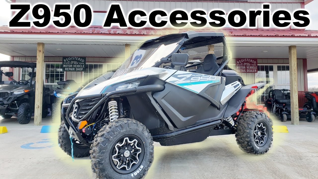 2022 CFMoto ZForce 950 UTV with accessories ready to hit the trail!