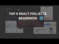 Top 5 React Project For Beginner 🔥🔥 | #reactjs #firebase #reactproject #website #webdevelopment