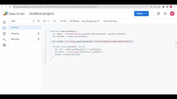 Google Apps Script Tutorial to Download Images From URL to Sheets Rows Cells & Google Drive Folder