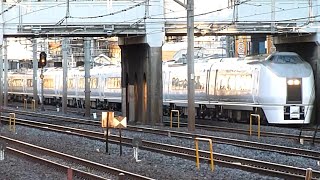 JR東日本　651系　ひたち　鶯谷駅