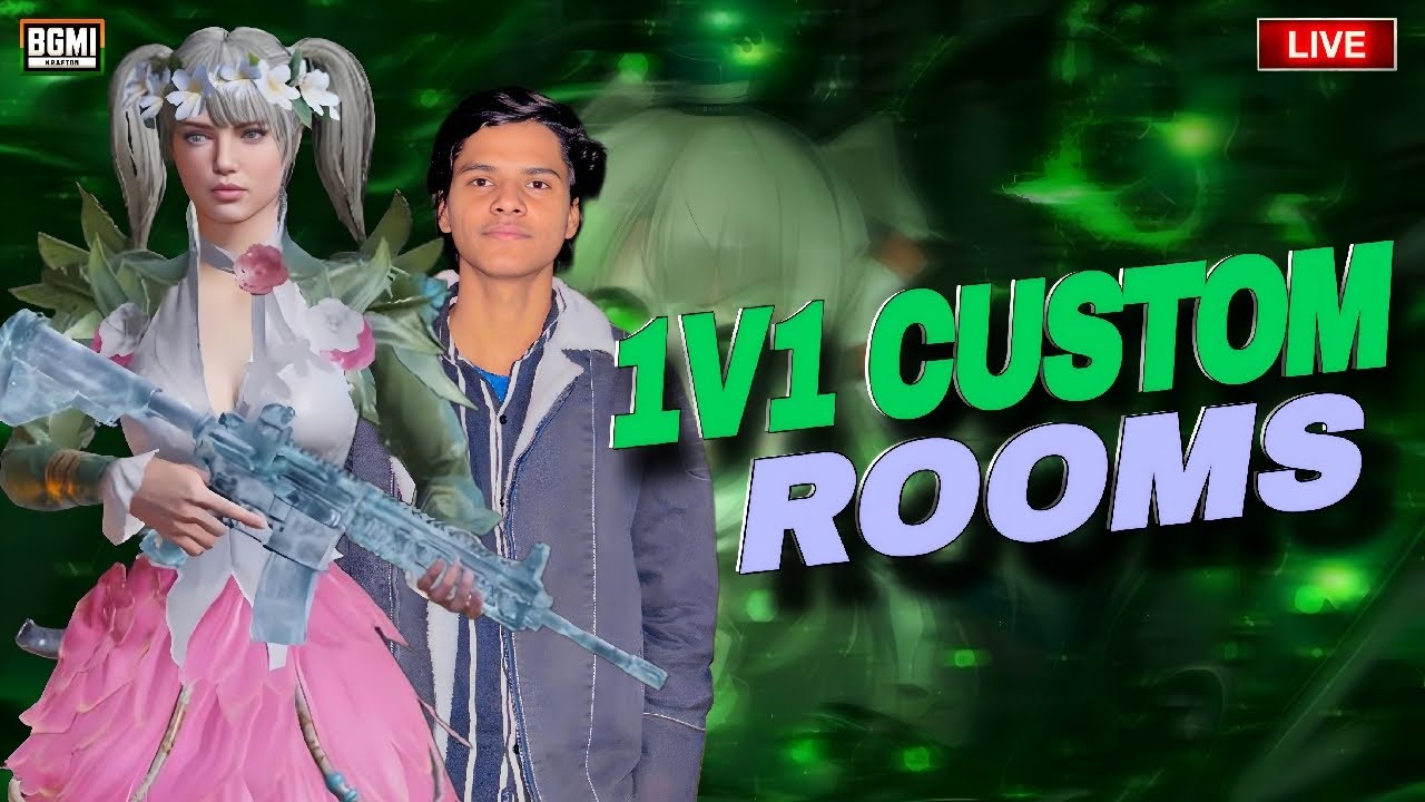 bgmi 1v1 TDM room live stream #thegojo