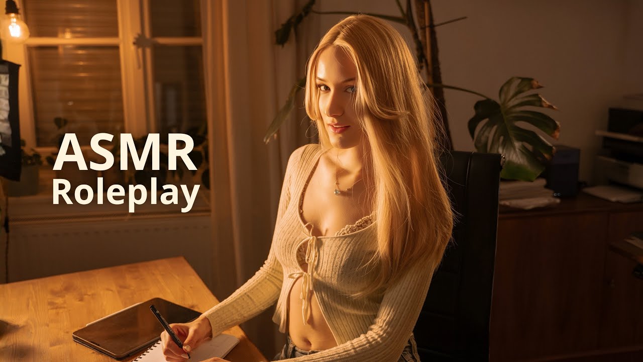 POV: Library Crush Flirts With You Instead Of Studying 📚 ASMR Roleplay