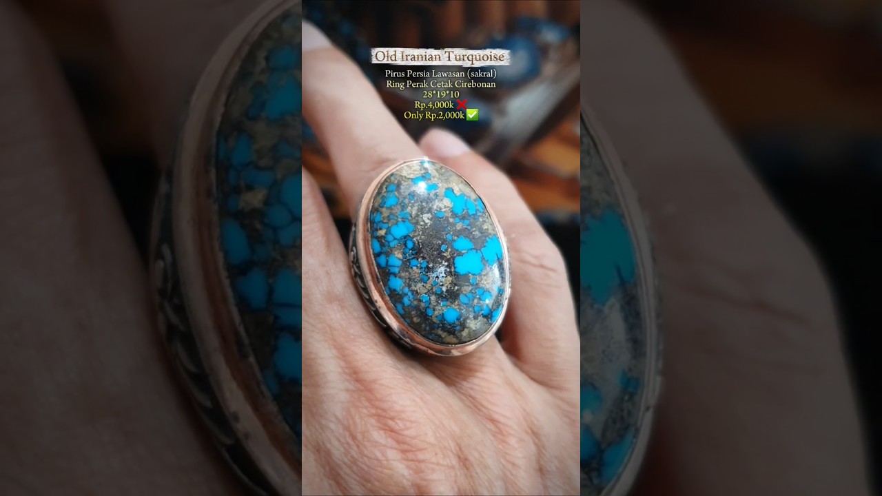 Old Iranian Turquoise || Pirus Persia Sakral Lawasan 💍