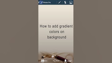 How to add gradient colors on background on PHOTEX