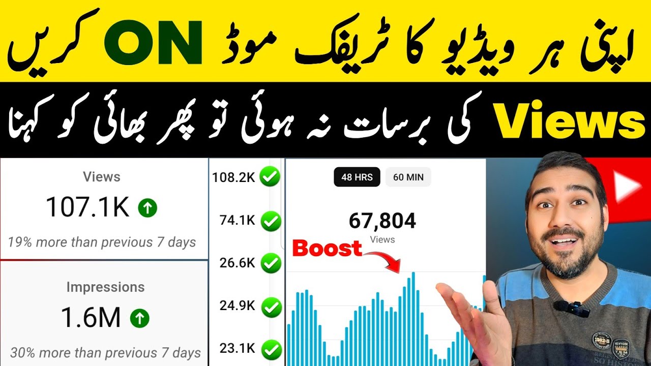 views decrease,why?💴views ruk jaae to kya... Apni Har Video Ka Traffic Mode ON Kare🔥| How to increase views on ...
