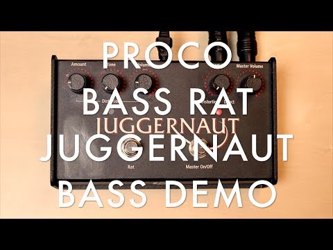 2 bass Rats in one pedal!!! No talking version of the Comodoro 