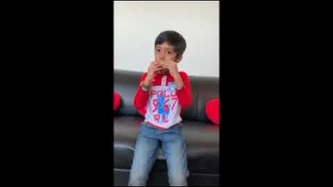 Reyan Playing "Are you sleeping Brother John" |Harmonica