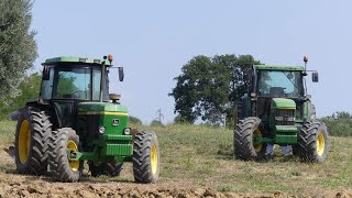 OLD GLORIES | PLOWING OLD STYLE | JD 3350/6600 - PLOWS Monza and SOGEMA | FIAT 312C/605C | TEAM Fanì