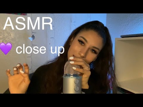 ASMR Close Up Whispers in Your Ears😴Tingly Personal Attention, Finger Tracing for Sleep  (Blue Yeti)