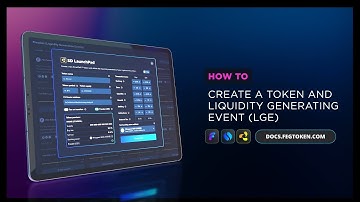 FEG SmartDeFi LaunchPad: How To Create A Token & Liquidity Generating Event (LGE)