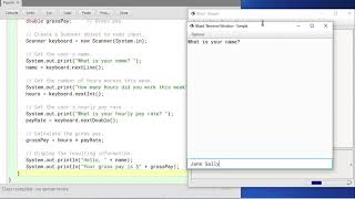 Java Scanner class