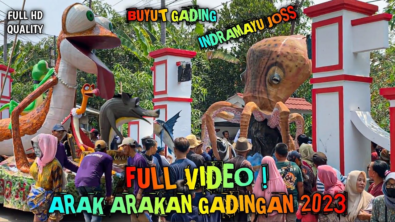 FULL Arak arakan GADINGAN 2023 Haul Buyut Gading Sliyeg Indramayu❗️