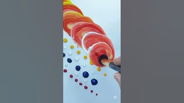 Thumbnail of Satisfying Painting Idea a Big Brush ✨🌈✨ Easy Art #visualart #rainbow
