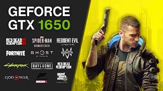 GTX 1650 + Ryzen 5 4600H + 8GB RAM - 12 Games Tested in 2026!