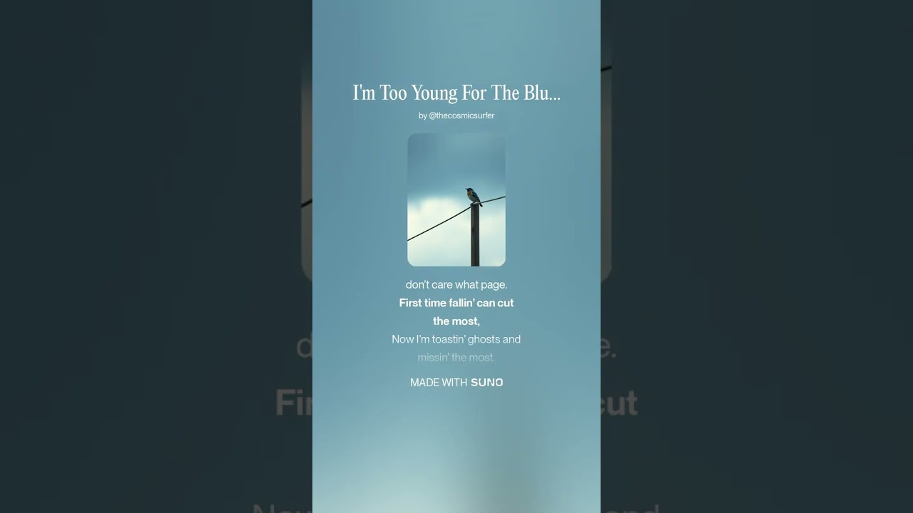 I'm Too Young For The Blues 1