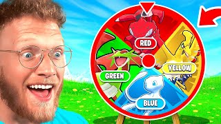 This WHEEL DECIDES Which COLOR SHINY POKEMON We CATCH