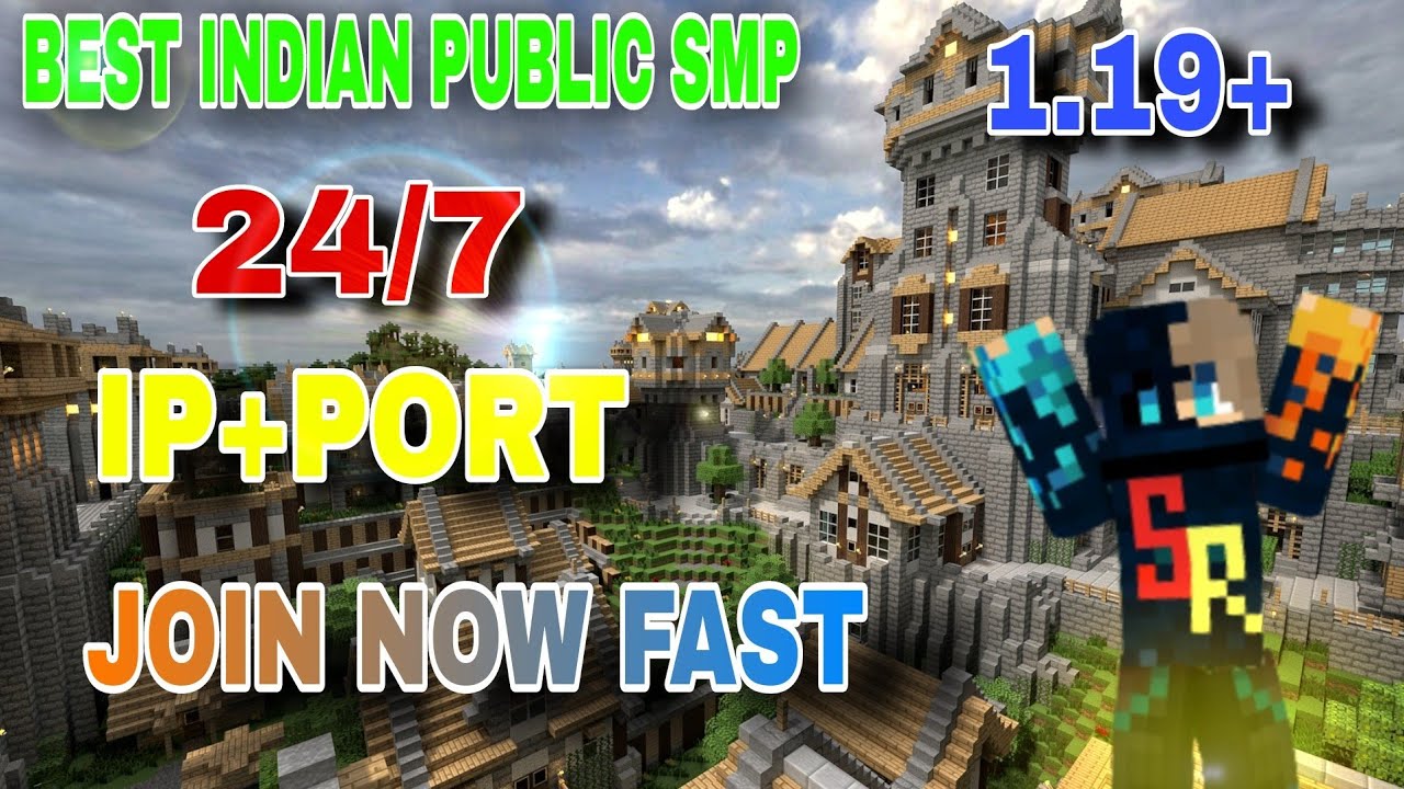New Public SMP For java and Bedrock🥰 || 1.19 Minecraft SMP server | IN ...
