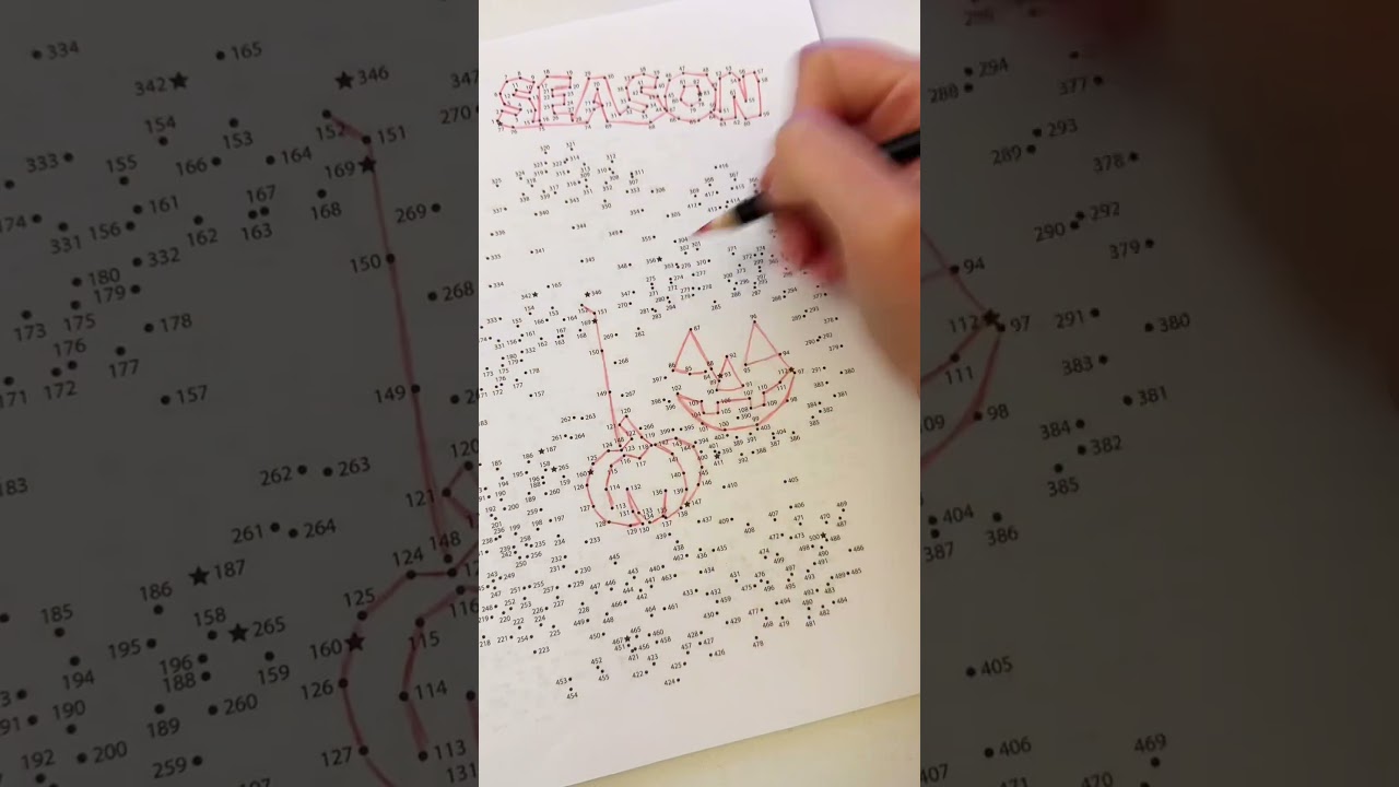 DOT-TO-DOT Halloween 🎃 500 dots 