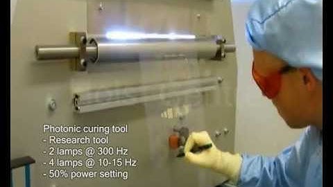 Holst Centre - R2R printing and photonic sintering