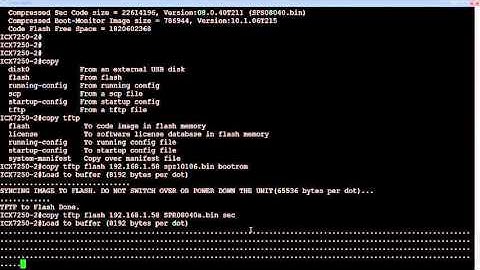 Brocade Campus ICX UPGRADE FIRMWARE