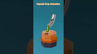 Capsule Drop Animation|| #satisfying #animation #softbodyphysics