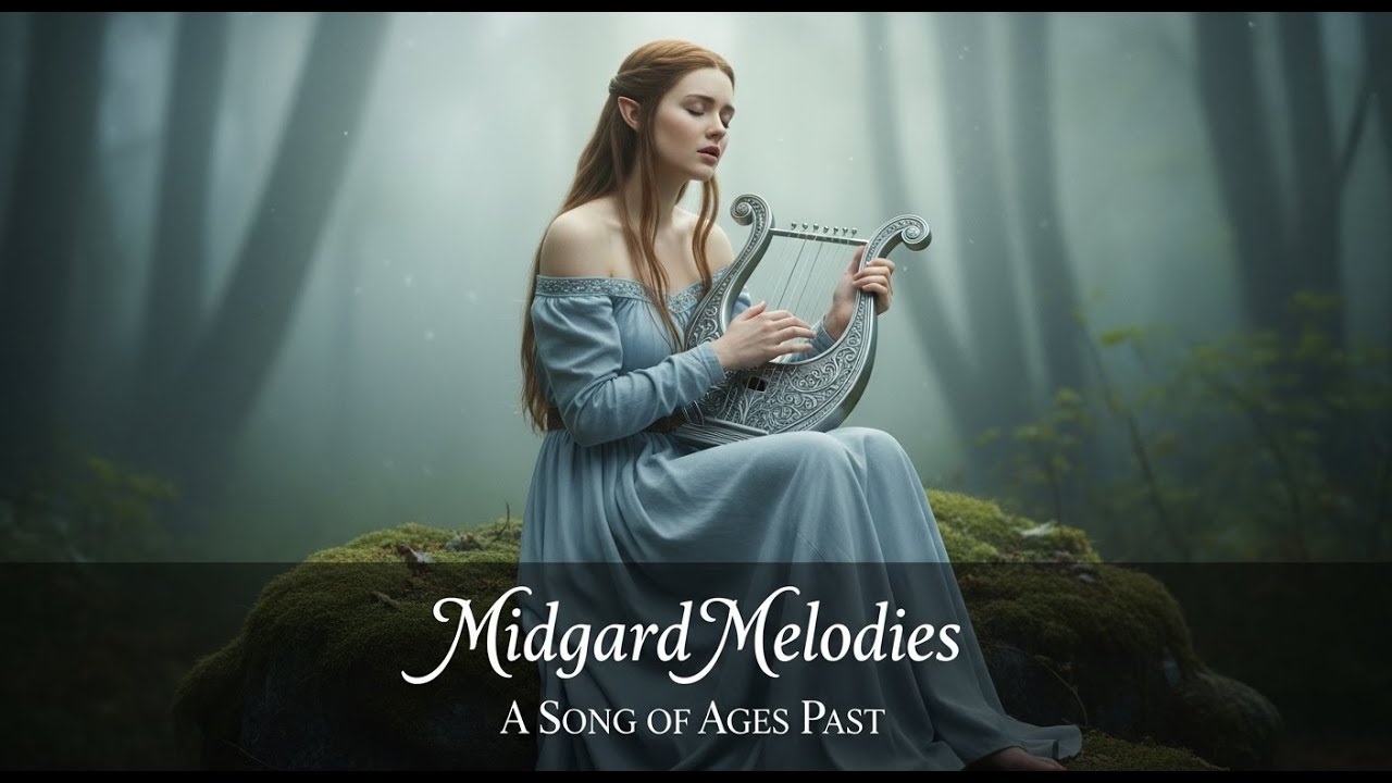 The Lady of the Silver Lyre | Beautiful & Melancholy Elven Music