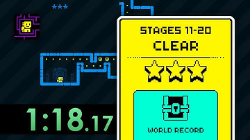 🏆 [𝗪𝗥] | Tomb of the Mask - Levels 11-20 (100%) | Speedrun