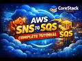 AWS SNS to SQS Full Tutorial | Real-World Example | CoreStack Academy