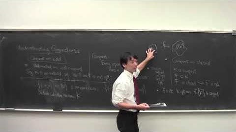 Math 101 Introduction to Analysis 113015: Compact Sets, ct