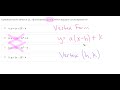 Quadratic Functions Summary Drill Textual #9