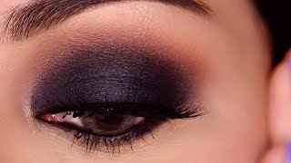 बिना जेल आईलाइनर के करें ब्लैक आई मेकअप NO GEL EYELINER Easy Black Smokey Eye Makeup For BEGINNERS