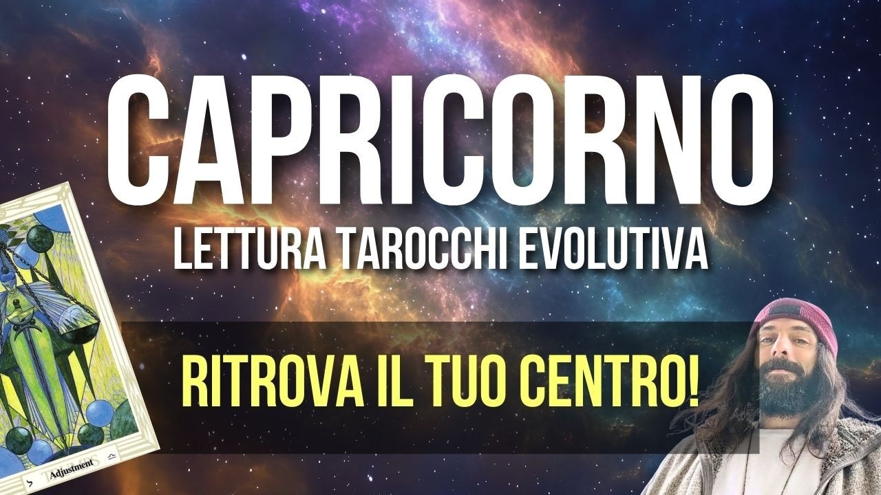 CAPRICORNO ♑ STAI RITROVANDO LA STRADA 🔥 MA DEVI LASCIAR ANDARE
