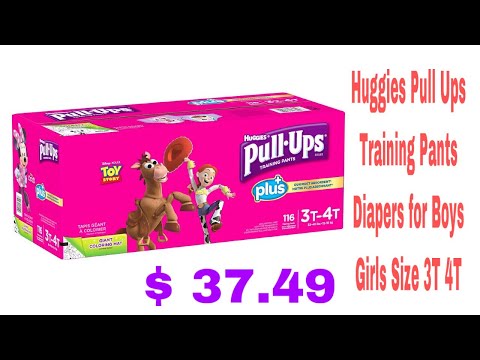 Huggies Pull Ups Plus Training Pants for Boys Girls CHOOSE SIZE