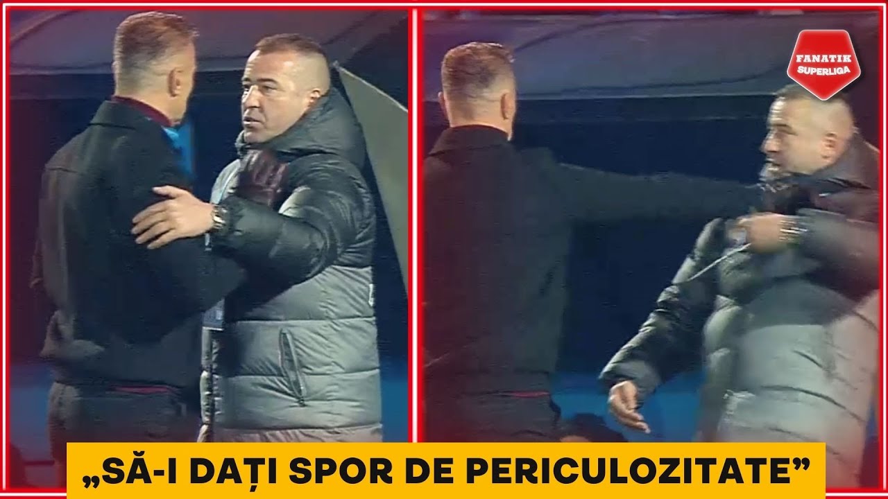 CONTRE SPUMOASE in direct dupa IESIREA NECONTROLATA a lui Daniel Pancu la Farul - CFR Cluj 1-2