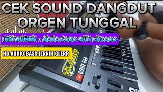 Cek Sound Dangdut Orgen Tunggal [ Instrumen Bojo Loro Style KN7000 HD AUDIO BASS JERNIH