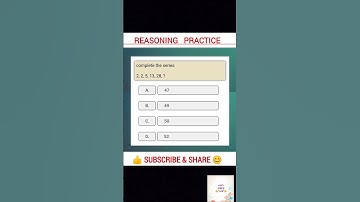 Series Reasoning | Reasoning Questions | Reasoning Short | Simple Easy55M #reasoningquestions #short