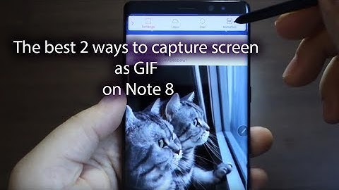 How to create GIF images on Note 8