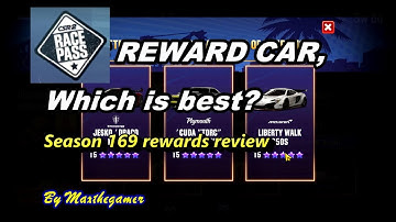 CSR 2 | CSR Racing 2, Race Pass Reward Car Review Season 169