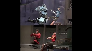 Team Fortress 2 Soldier of Dance Comparison. TF2 and Basil