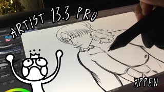my first drawing tablet: xppen artist 13.3 pro | unboxing, review and a year of use.