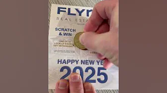 2025 New Years Scratch & Win #realestateinvesting