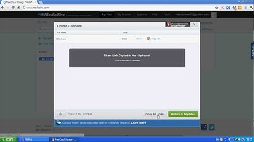 How to upload video in Mediafire