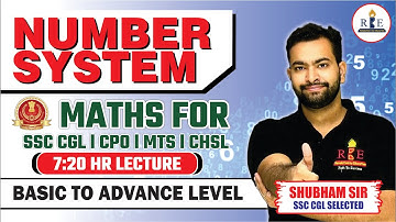 COMPLETE NUMBER SYSTEM Crash course FOR SSC CGL | CRACK SSC CGL IN FIRST ATTEMPT